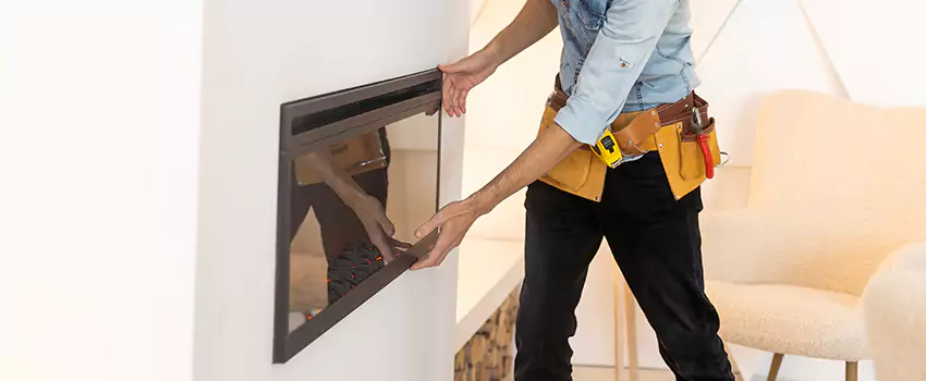 Metal Fireplace Installation in East Los Angeles, California